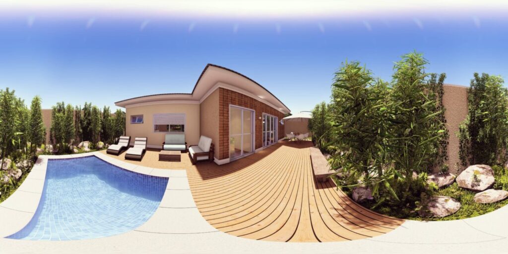 tour virtual para imobiliárias banib conecta piscina e casa 360