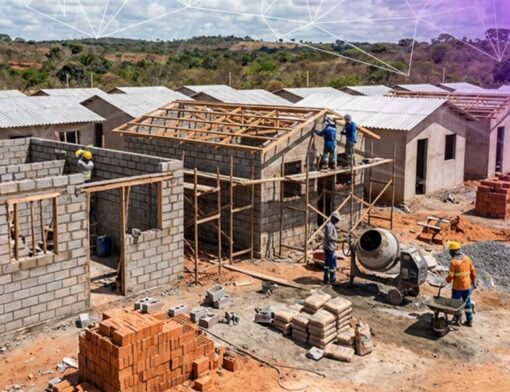 construção de casas populares